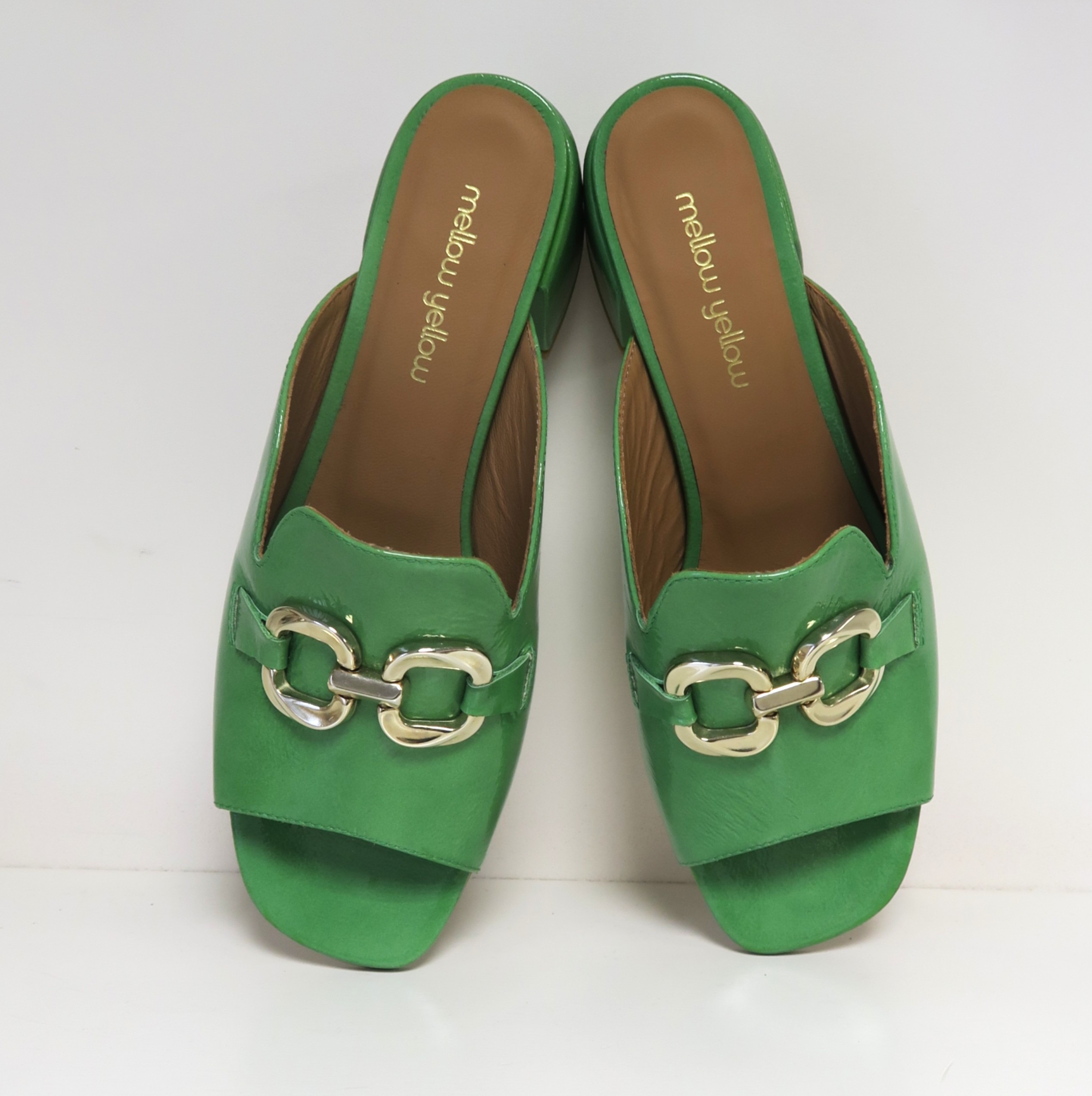 Mules vertes Mellow Yellow